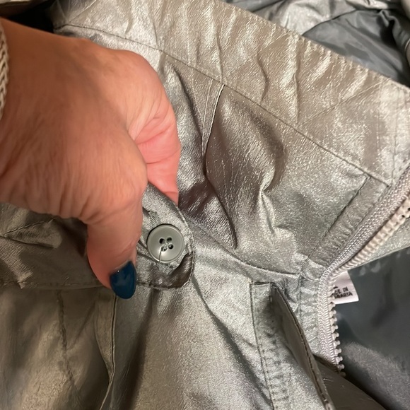 FLEET STREET women’s oversized trench coat green removable hood adjust waist L - Picture 17 of 17